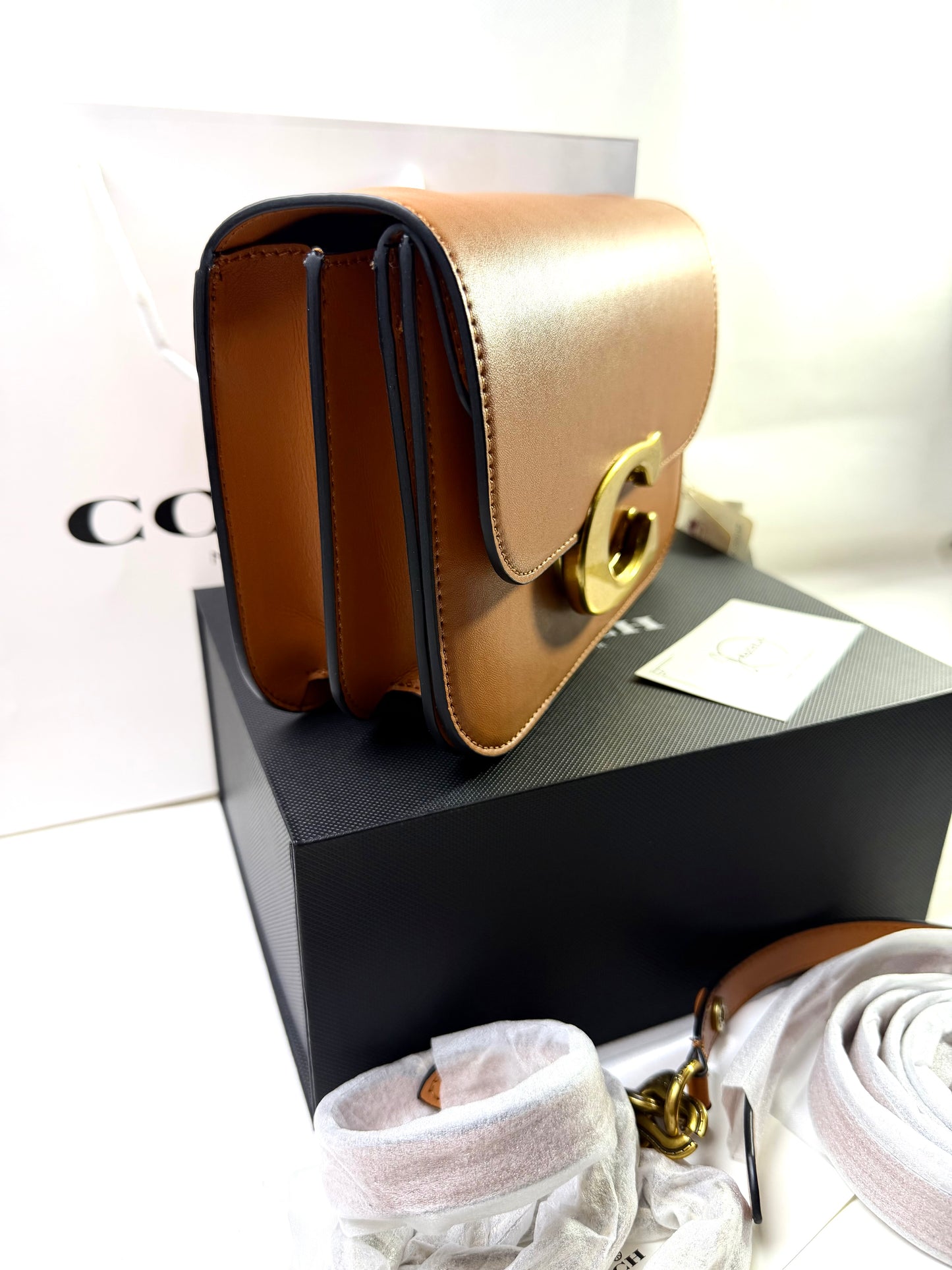 COACH IDOL BAG - BROWN