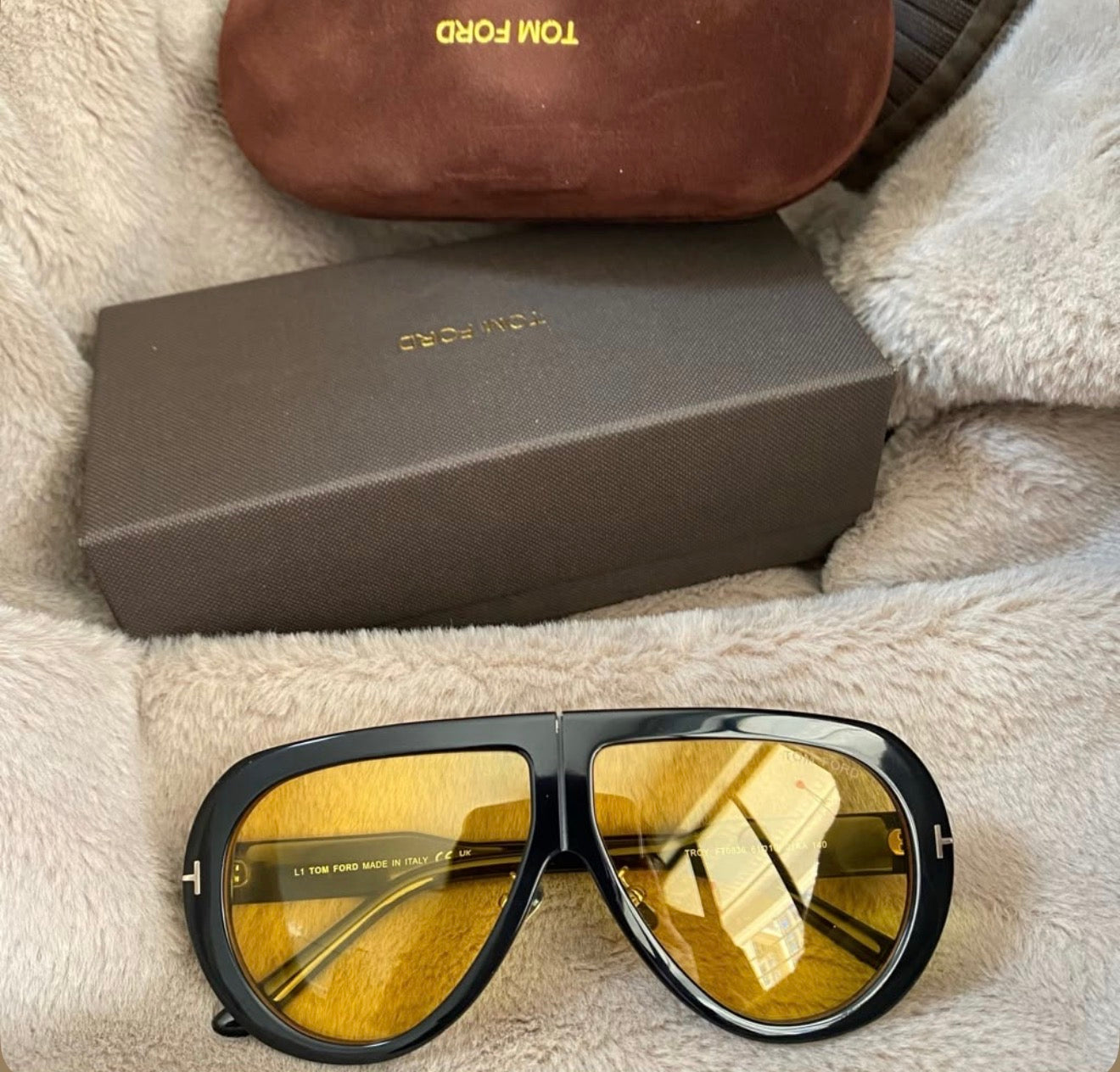 Tomford Bronson Sunglasses (with box & case)