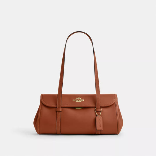 Coach Bridget Flap Shoulder Bag - Brown
