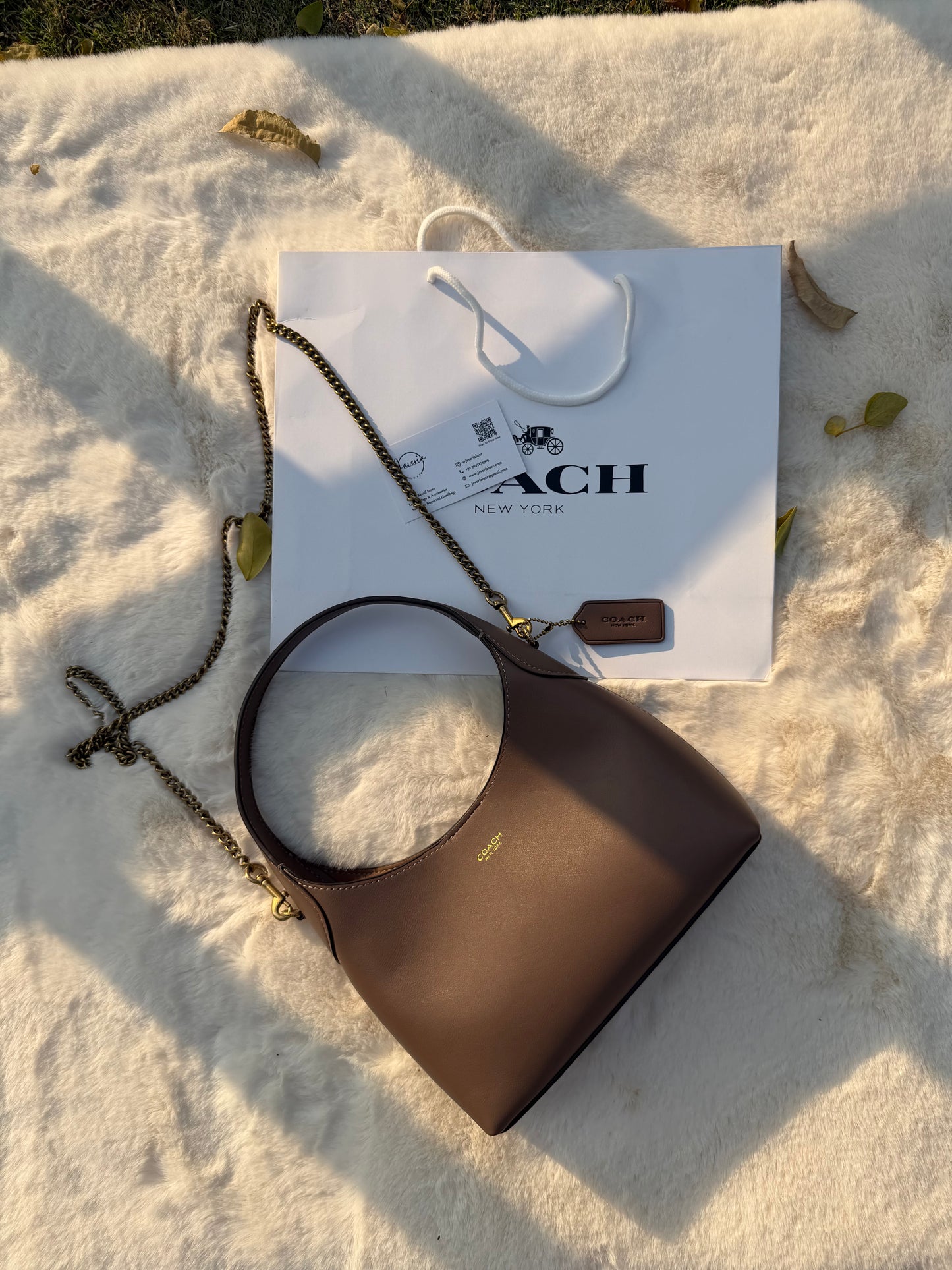 Coach Brookyln 23 Shoulder Bag - Darkstone
