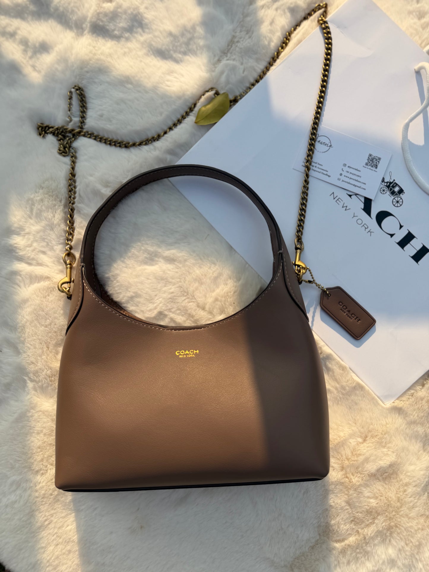 Coach Brookyln 23 Shoulder Bag - Darkstone