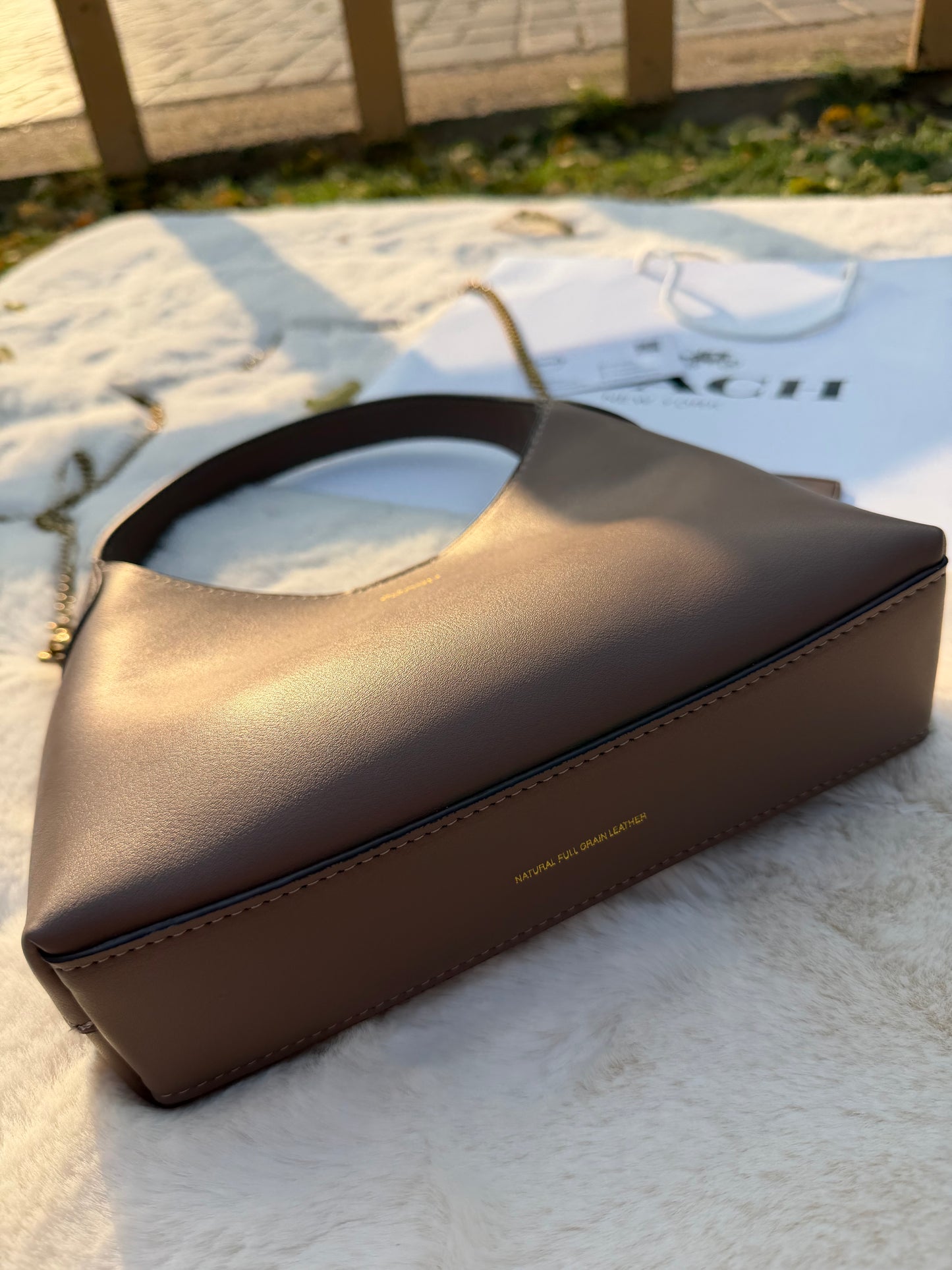 Coach Brookyln 23 Shoulder Bag - Darkstone