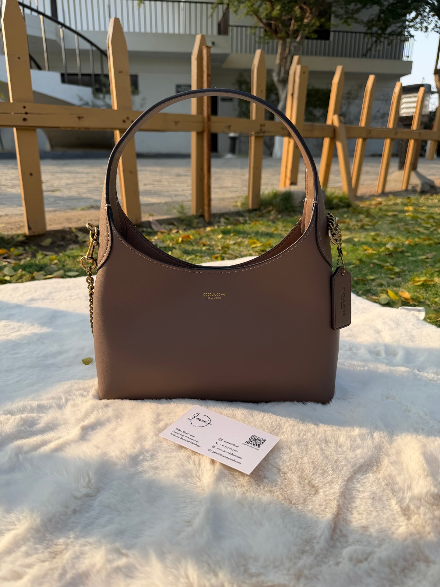 Coach Brookyln 23 Shoulder Bag - Darkstone