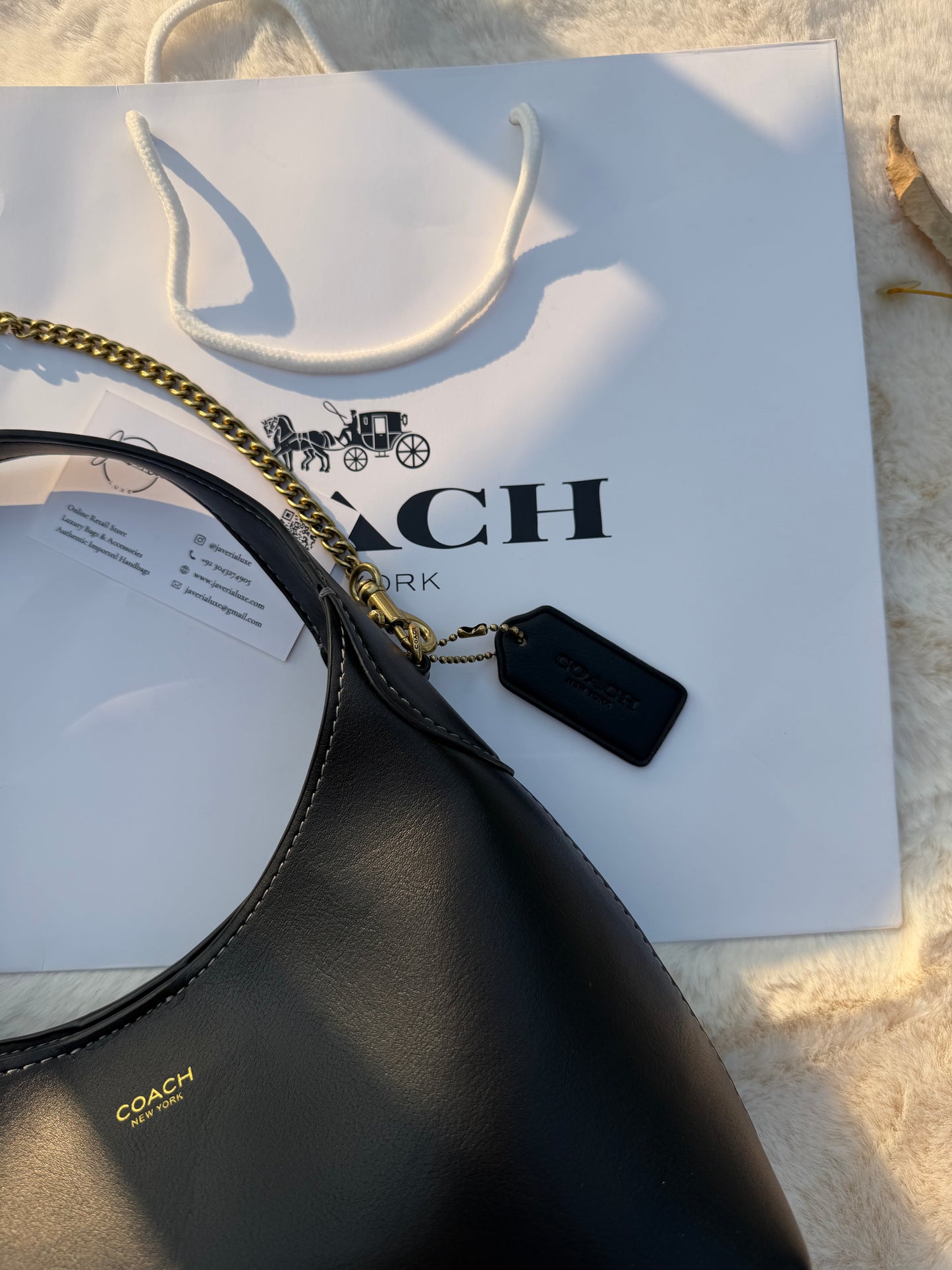 Coach Brooklyn Shoulder Bag 23 - Black