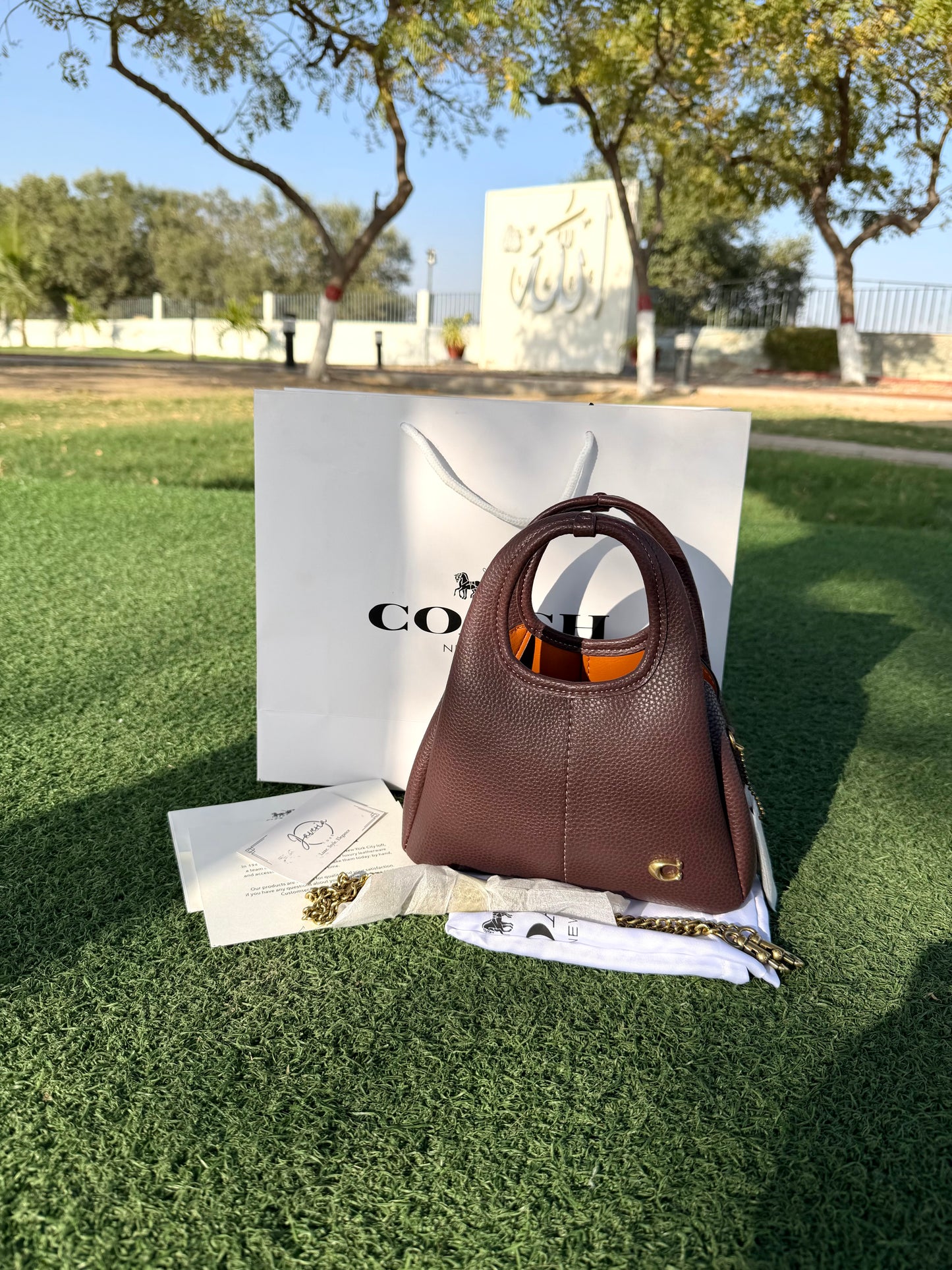 Coach Lana 19 Bag (New) - Maple