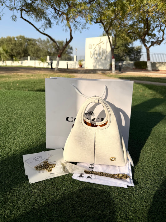 Coach Lana 19 Bag (New) - White