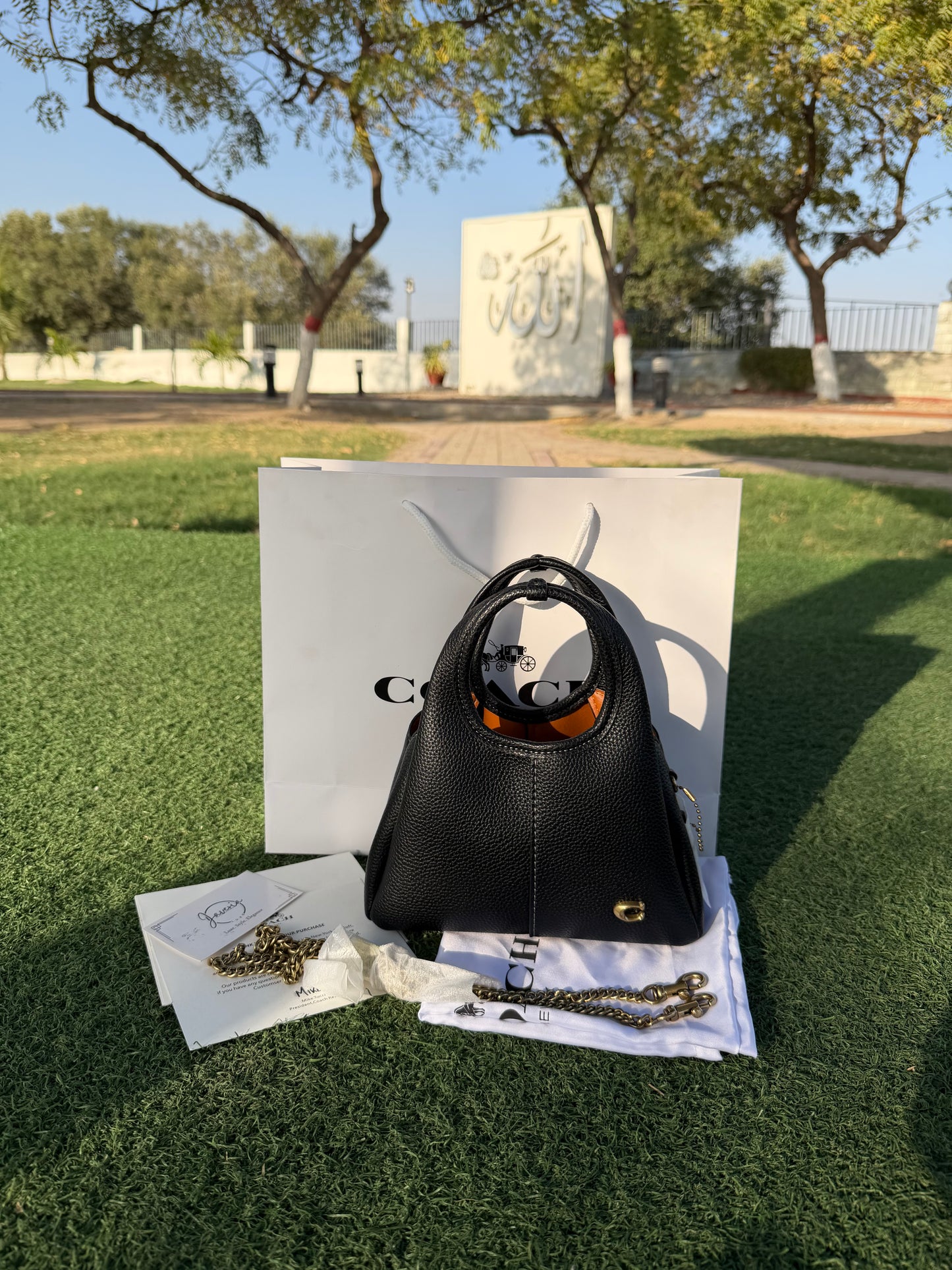 Coach Lana 19 Bag (New) - Black
