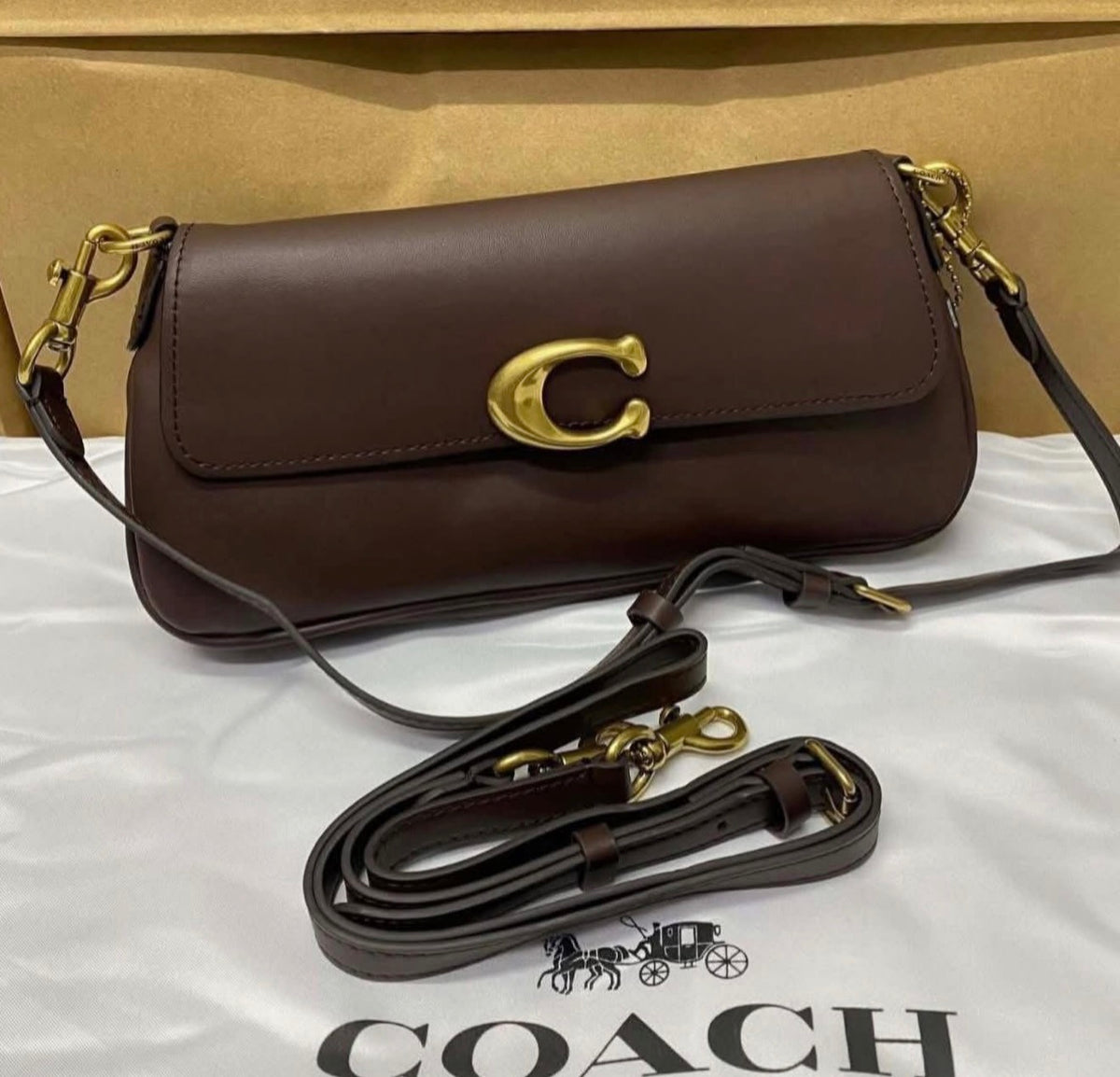 Coach Jet Shoulder Bag - Maple