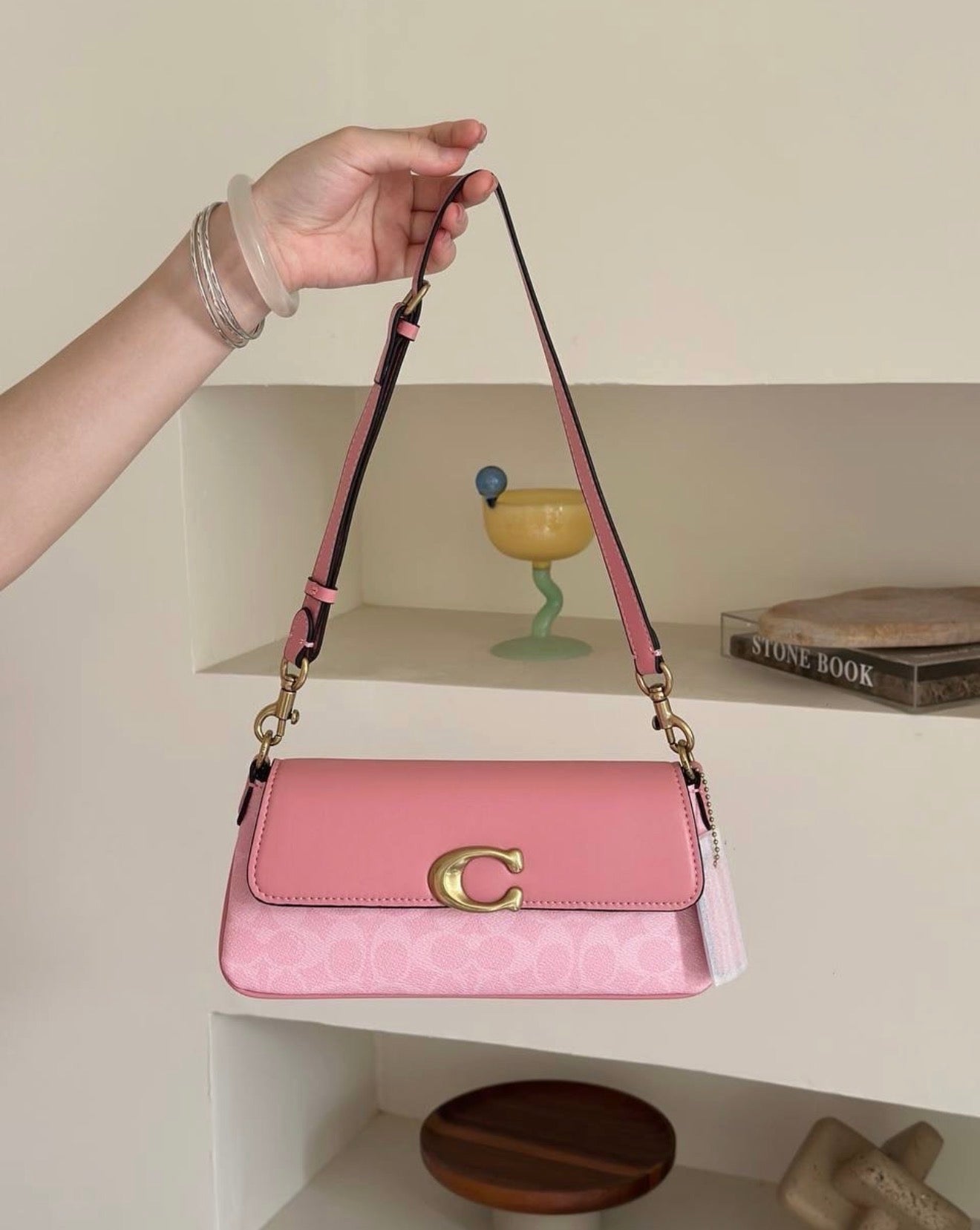 Coach Jet Shoulder Bag - Pink