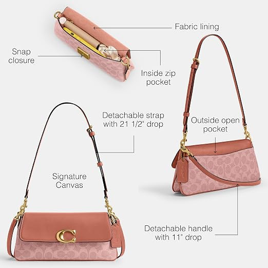 Coach Jet Shoulder Bag - Pink