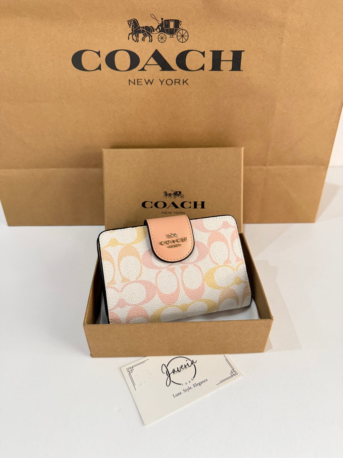 Coach Medium Corner Zip Wallet