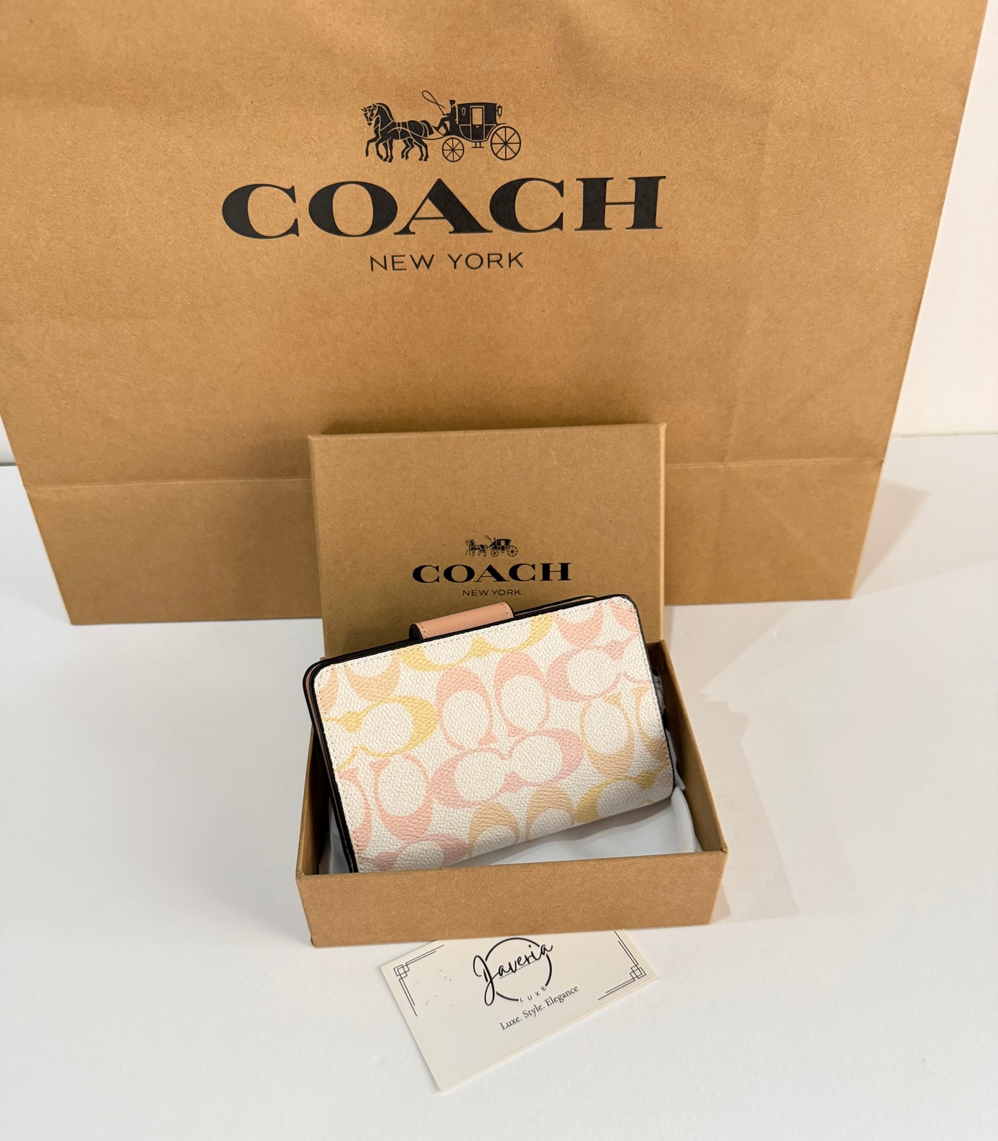 Coach Medium Corner Zip Wallet