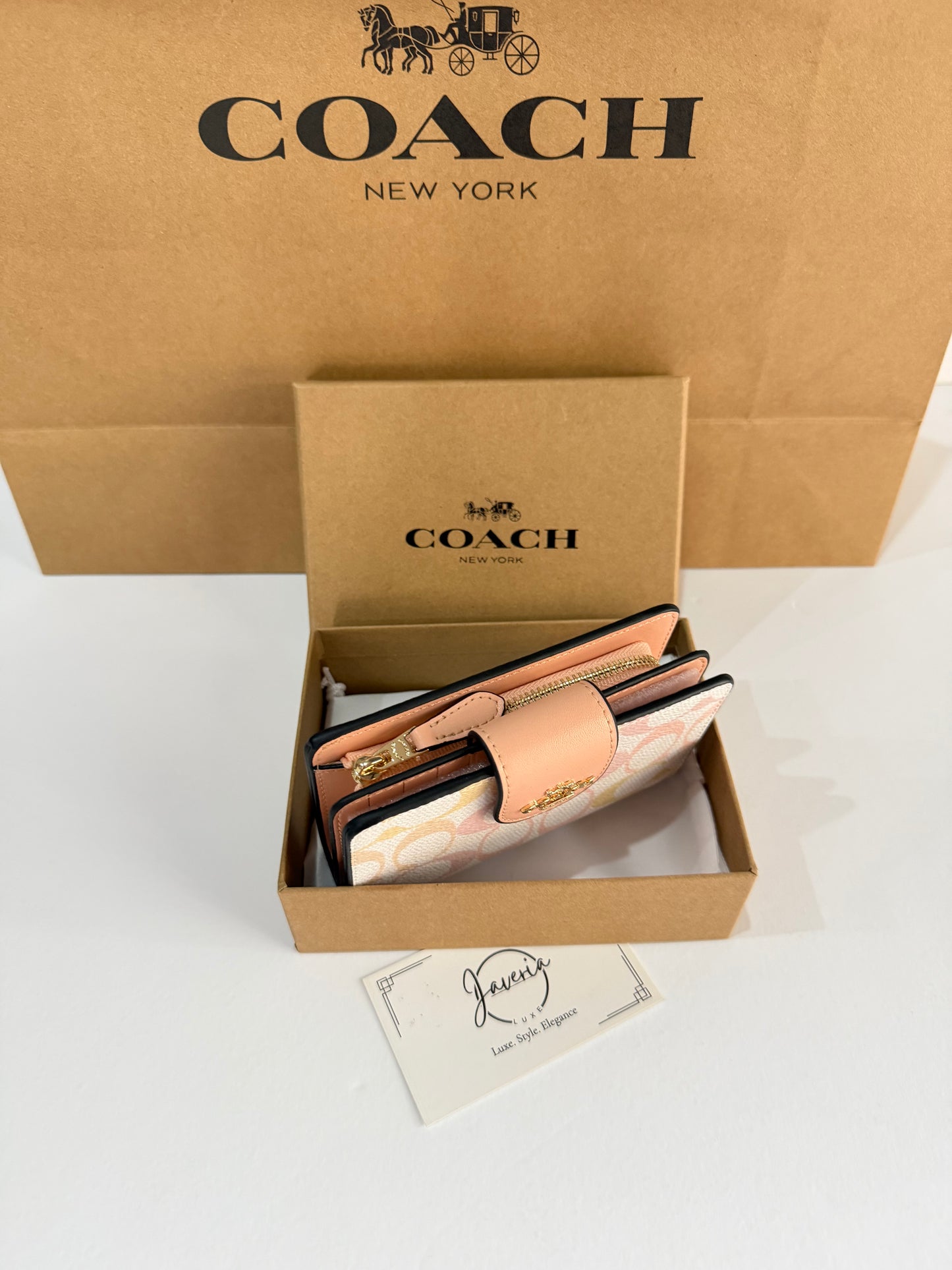 Coach Medium Corner Zip Wallet