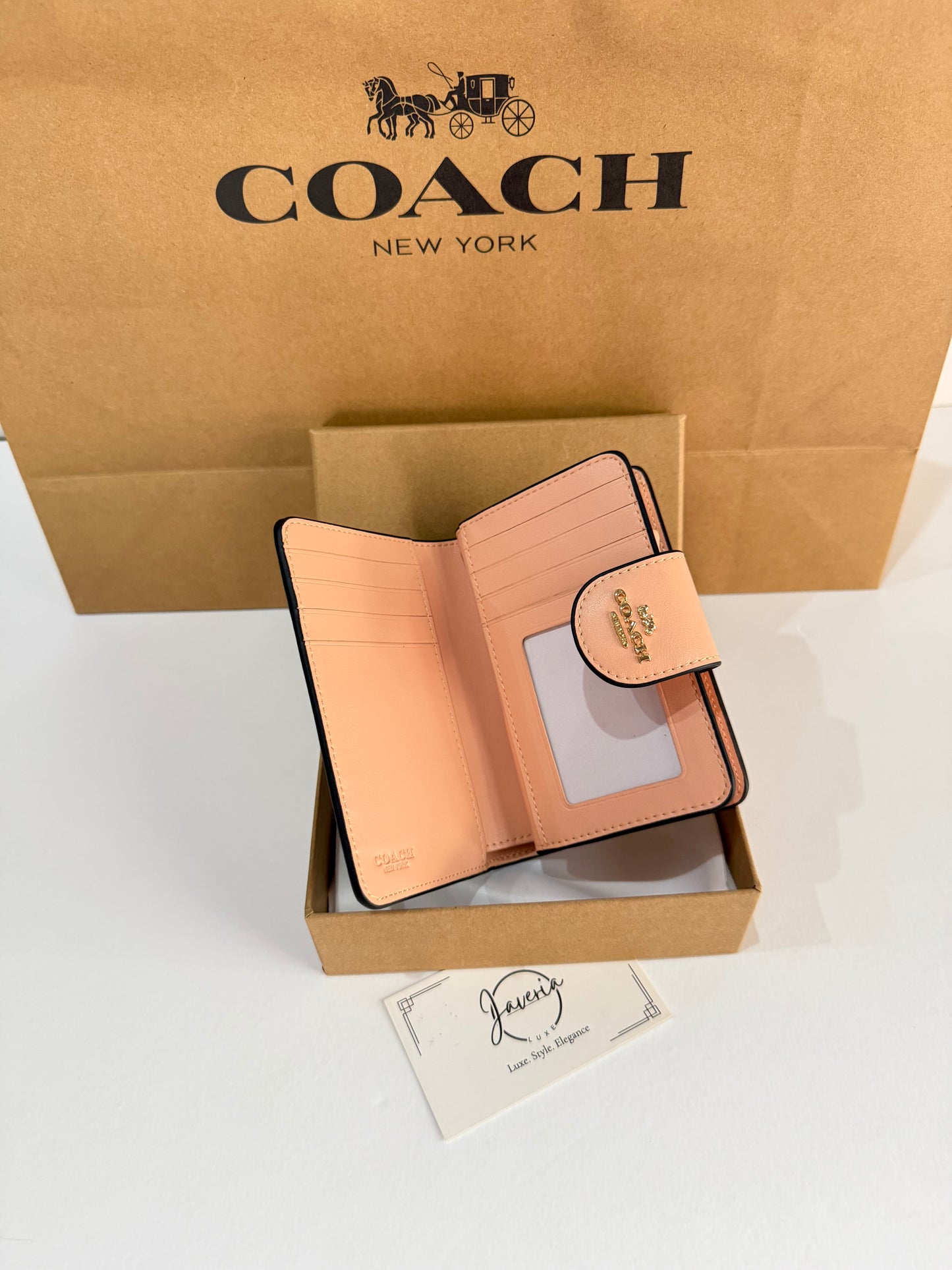 Coach Medium Corner Zip Wallet