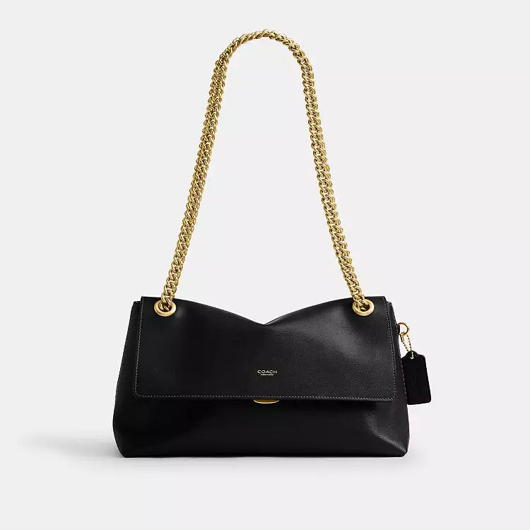 Coach Chelsea 30 Shoulder Bag with Chain | Black