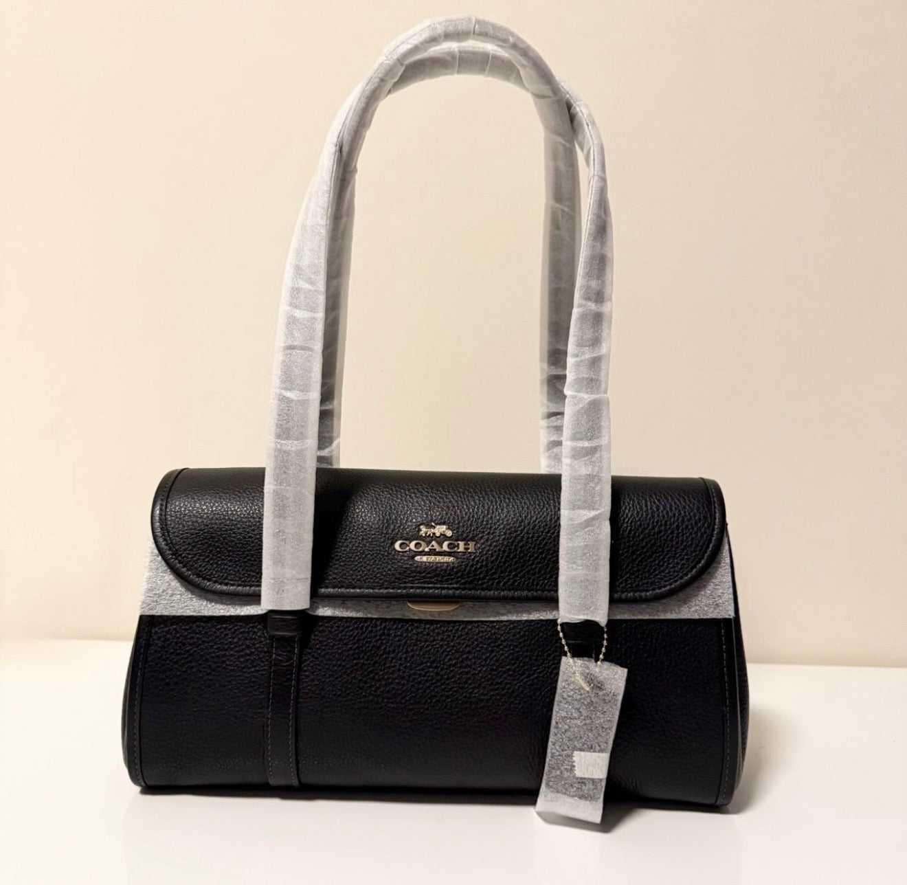 Coach Bridget Flap Shoulder Bag - Black