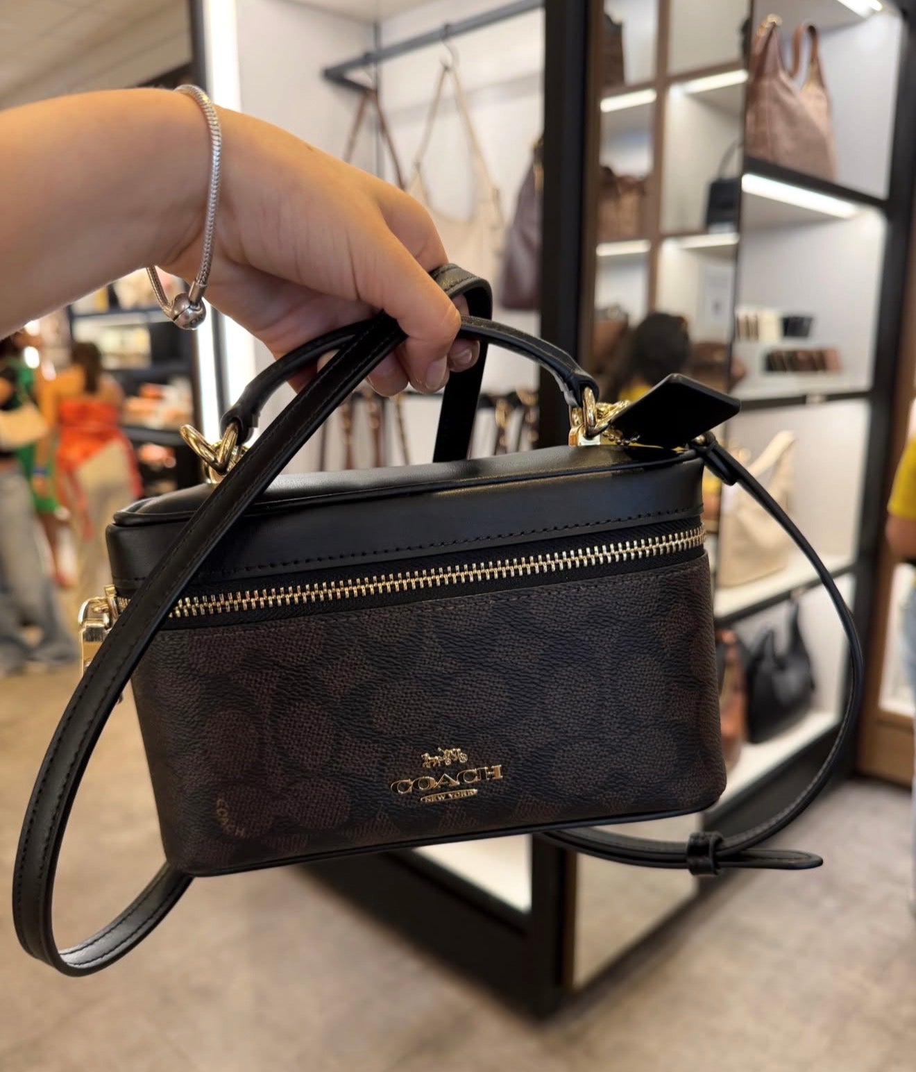 Coach Vanity Bag - Dark Brown