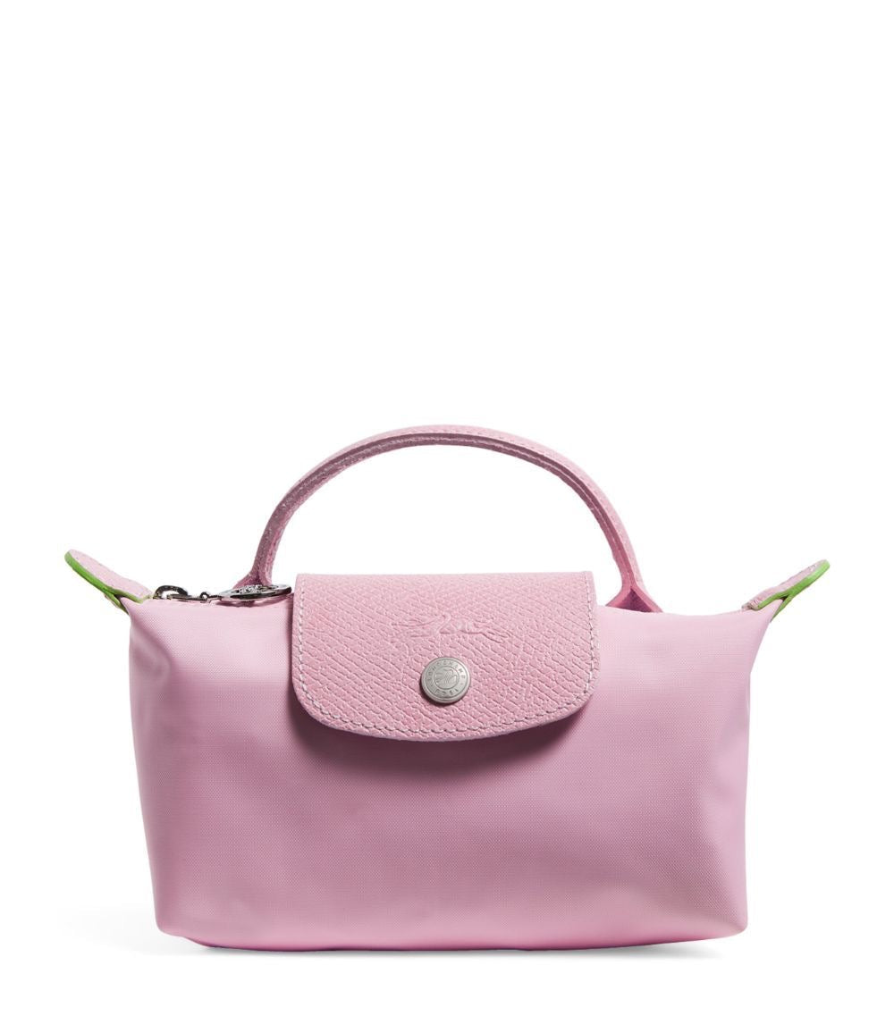 Longchamp Mini Crossbody Bag Pink - Recycled Canvas