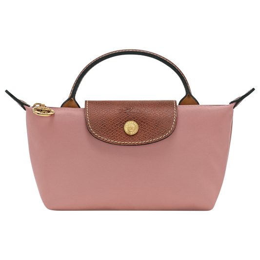 Longchamp Mini Crossbody Bag Peach - Recycled Canvas