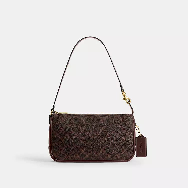Coach Plaza 22 Bag - Maple Signature Canvas