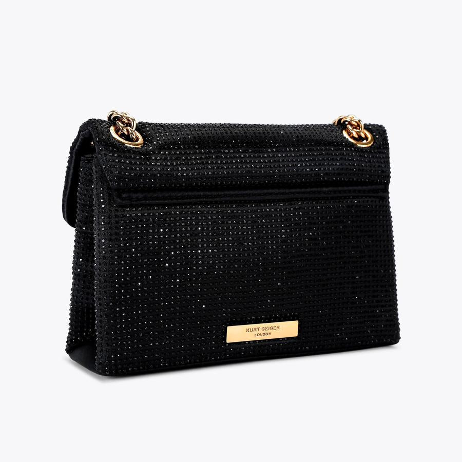 Kurt Geiger Kensington Crystal Bag Small - Black