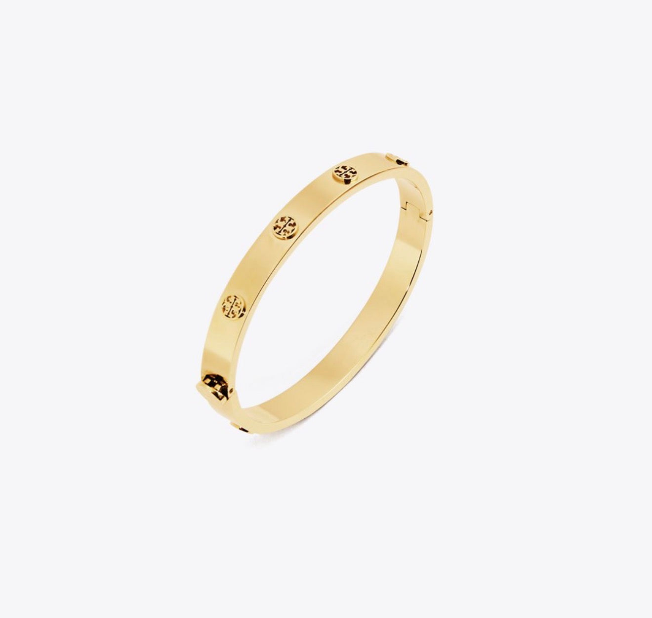 TORY ICON HINGE BRACELET - GOLD