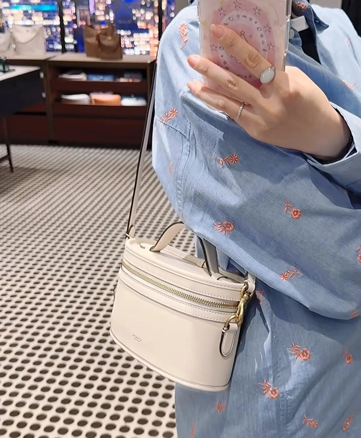 Coach Trail Bag - White