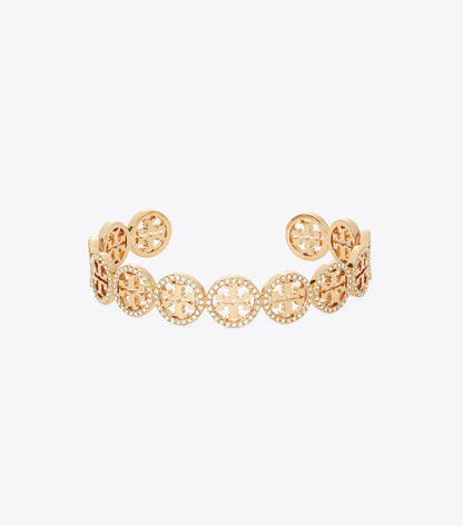Toryburch Miller Pave Cuff - Gold