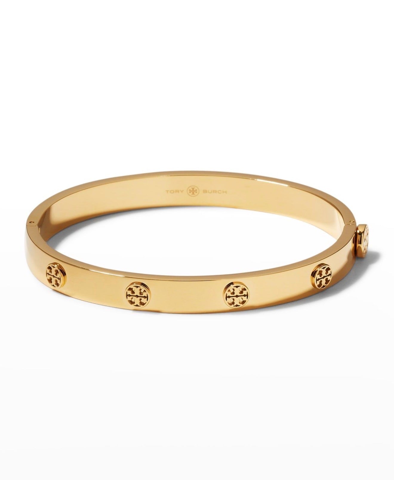 TORY ICON HINGE BRACELET - GOLD