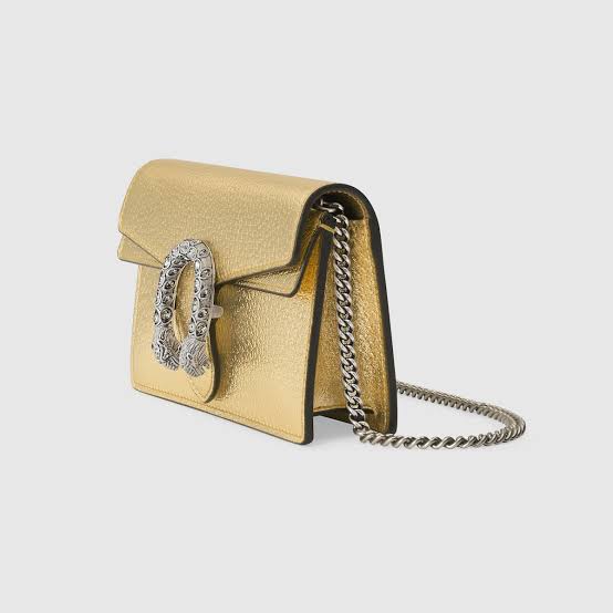 Guc*i Dionysus Genuine leather - Gold