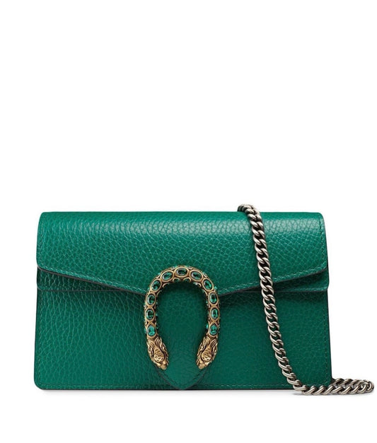 Guc*i Dionysus Mini Genuine leather - Green