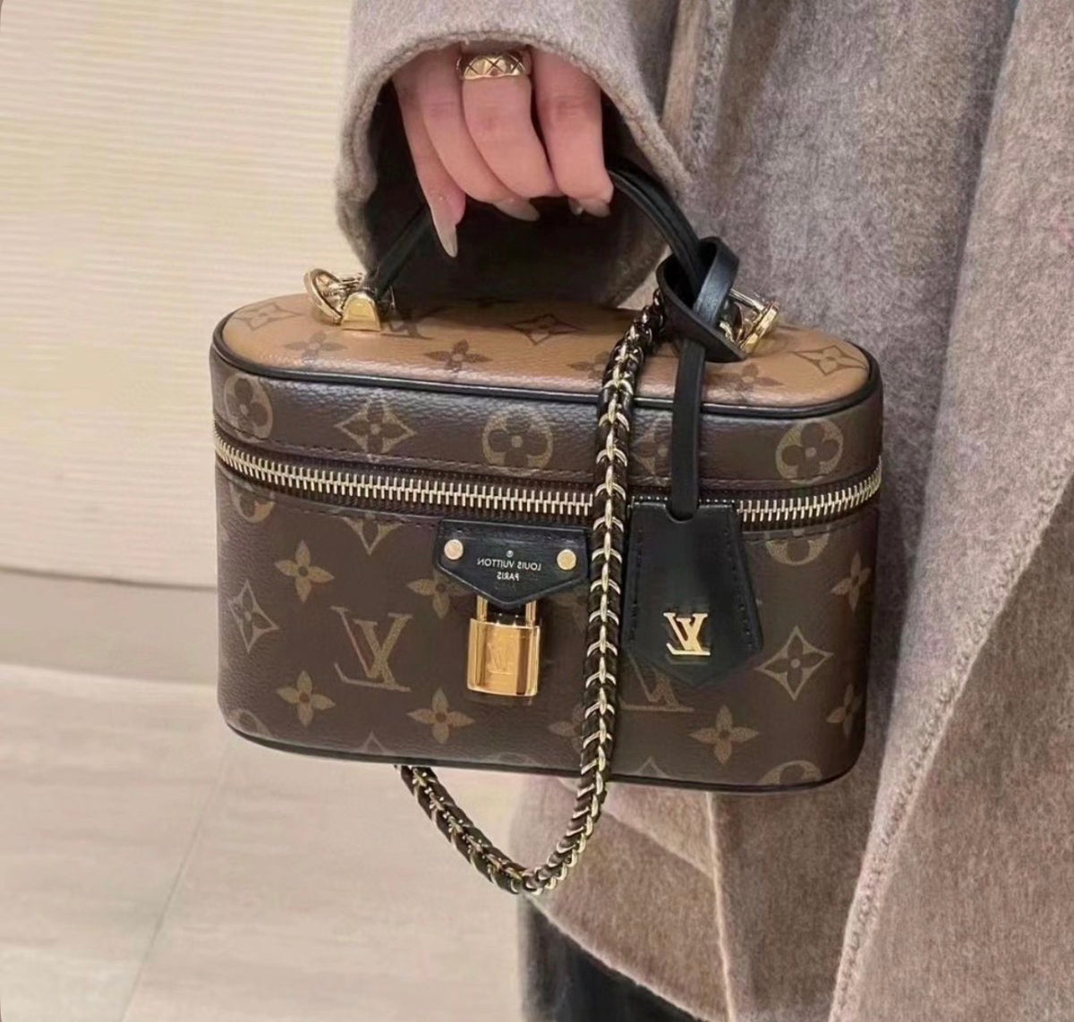 LV Vanity Bag with complete packaging