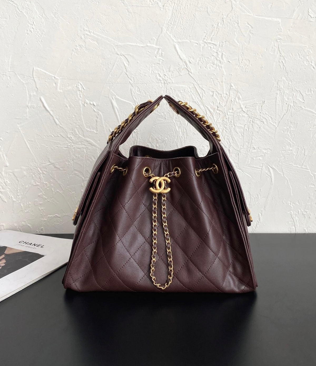 Chan*l Hobo 25 Small Bag with Complete Box Packaging