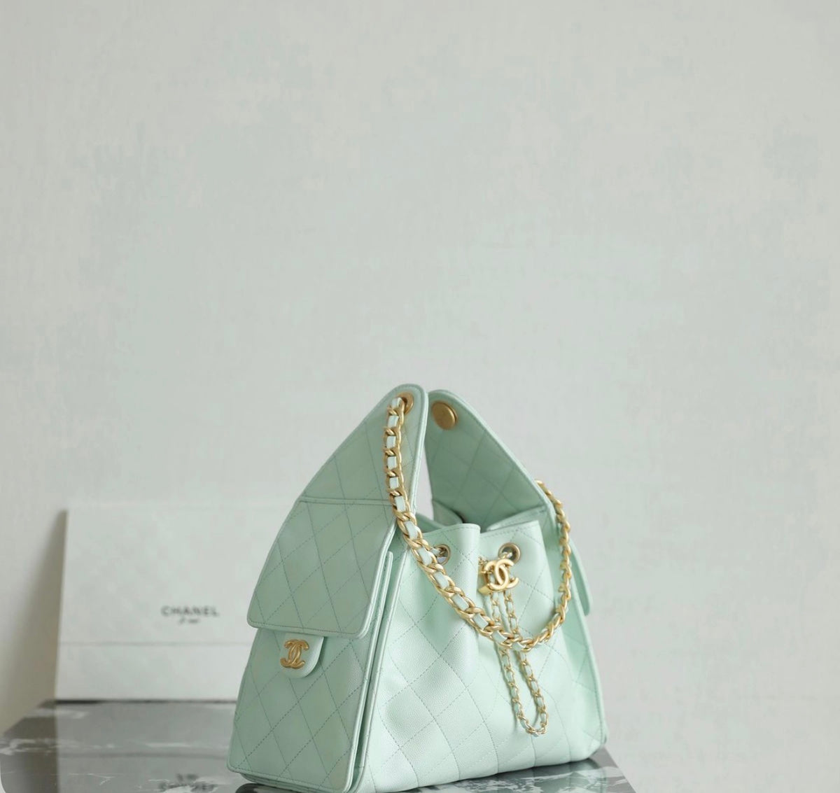 Chan*el Hobo 25 Small Bag with Complete Box Packaging
