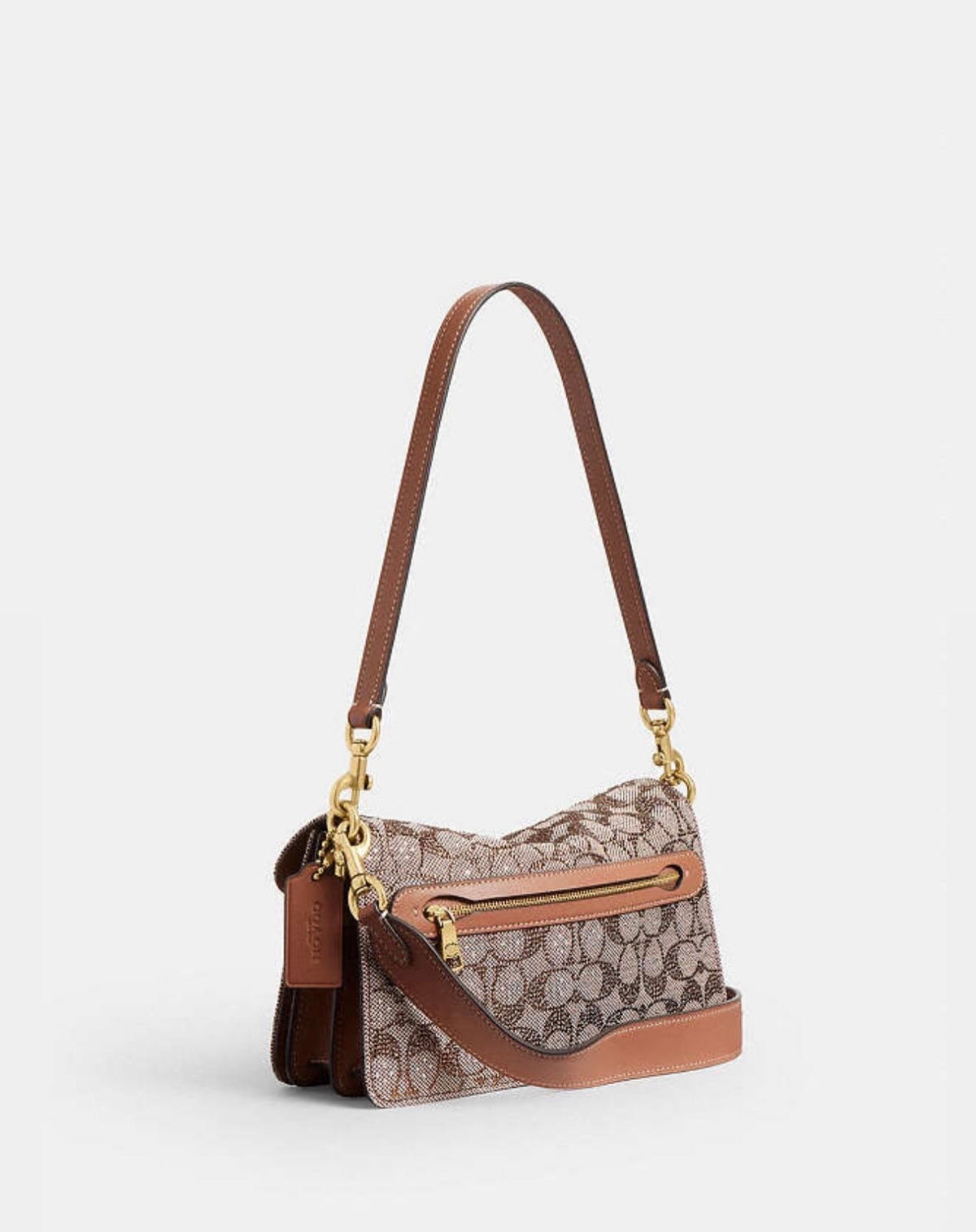 Coach Tabby 26 Crystal Signature Jacquard