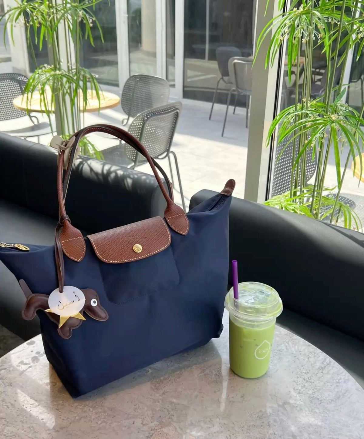 LC Medium Tote - Navy Blue