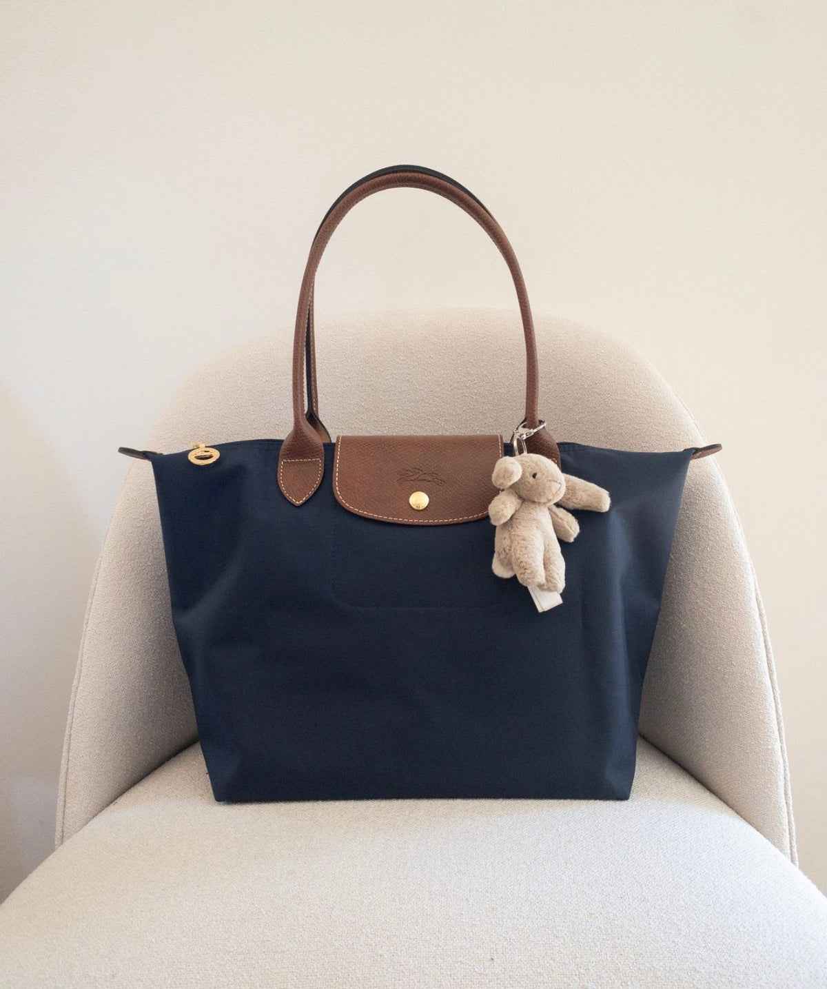 LC Medium Tote - Navy Blue