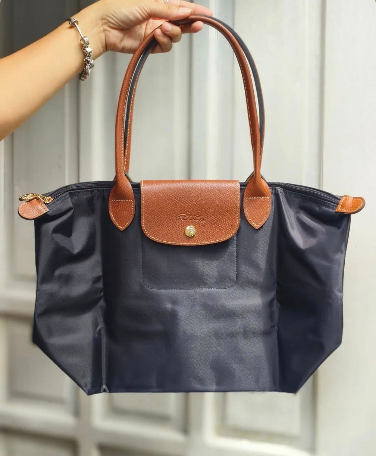 LC Medium Tote - Navy Blue