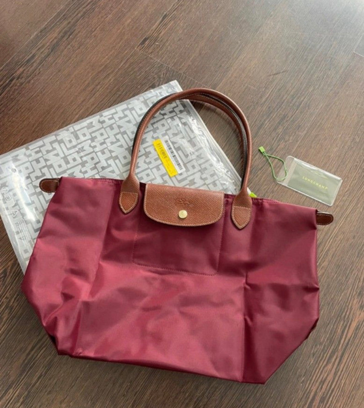 LC Medium Tote - Burgundy