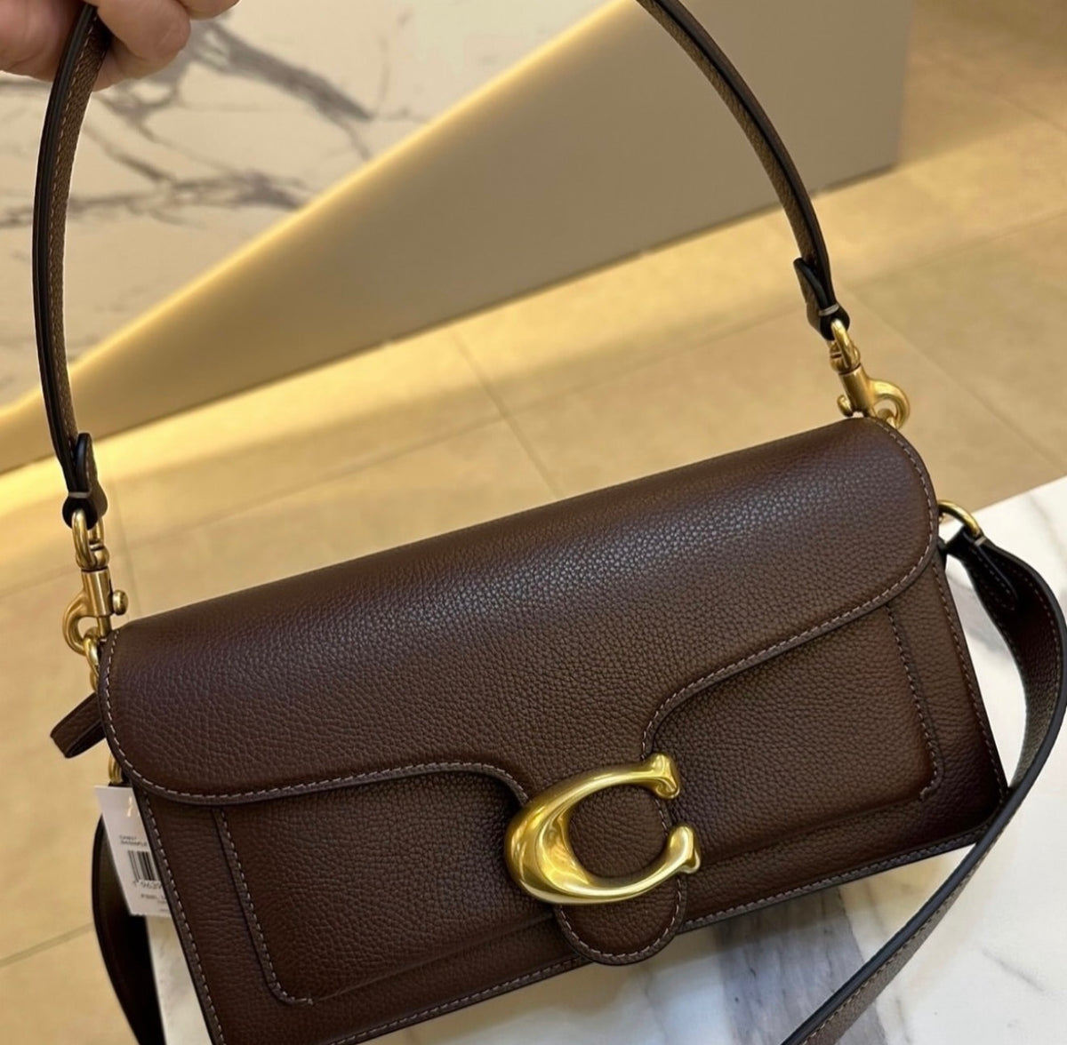 Tabby 26 Genuine Leather Bag - Maple
