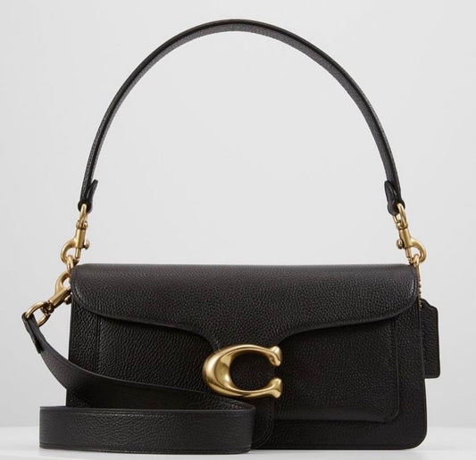 Tabby 26 Genuine Leather Bag - Black