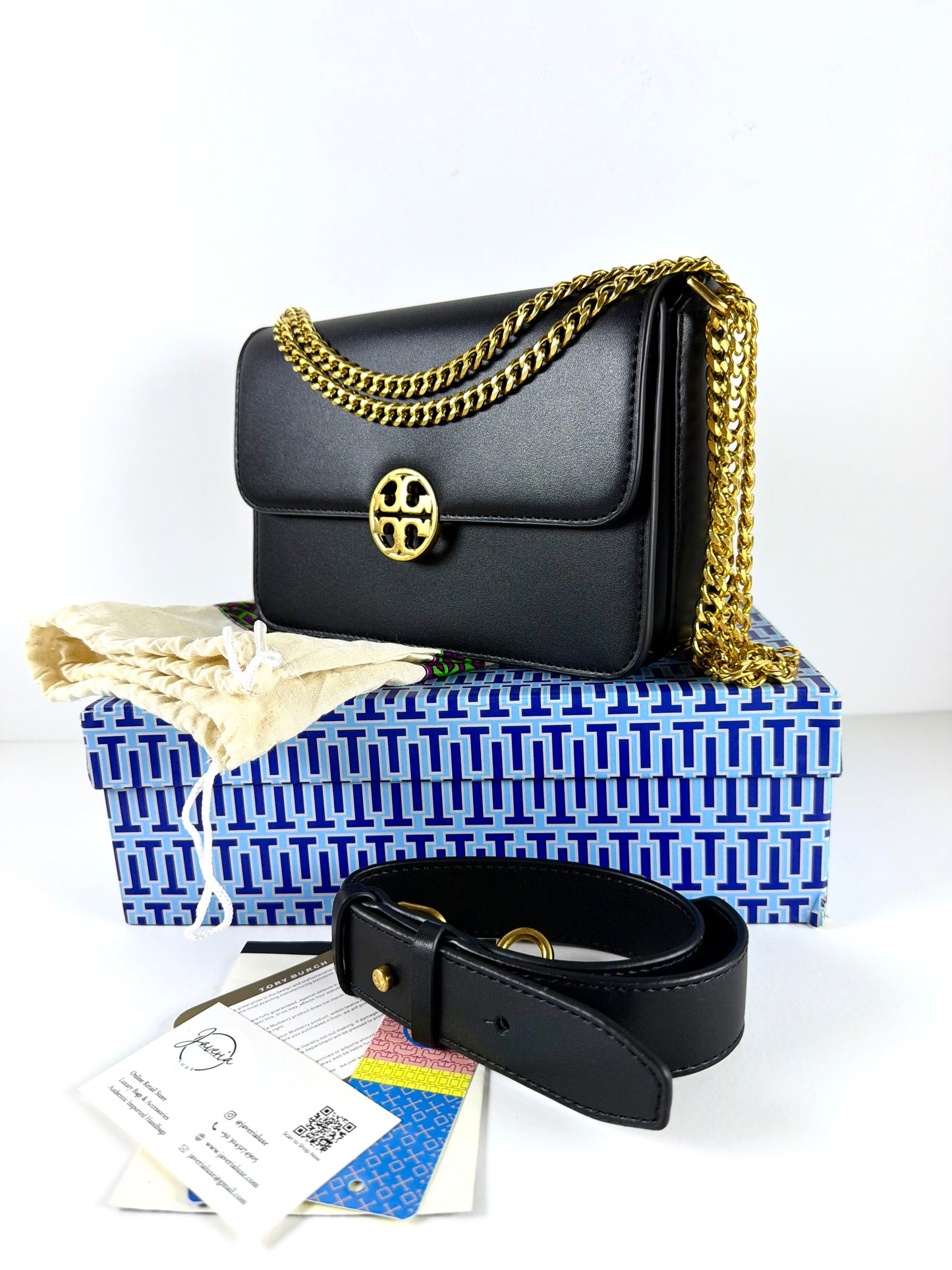 Tory Burch Chelsea Shoulder Bag - Black
