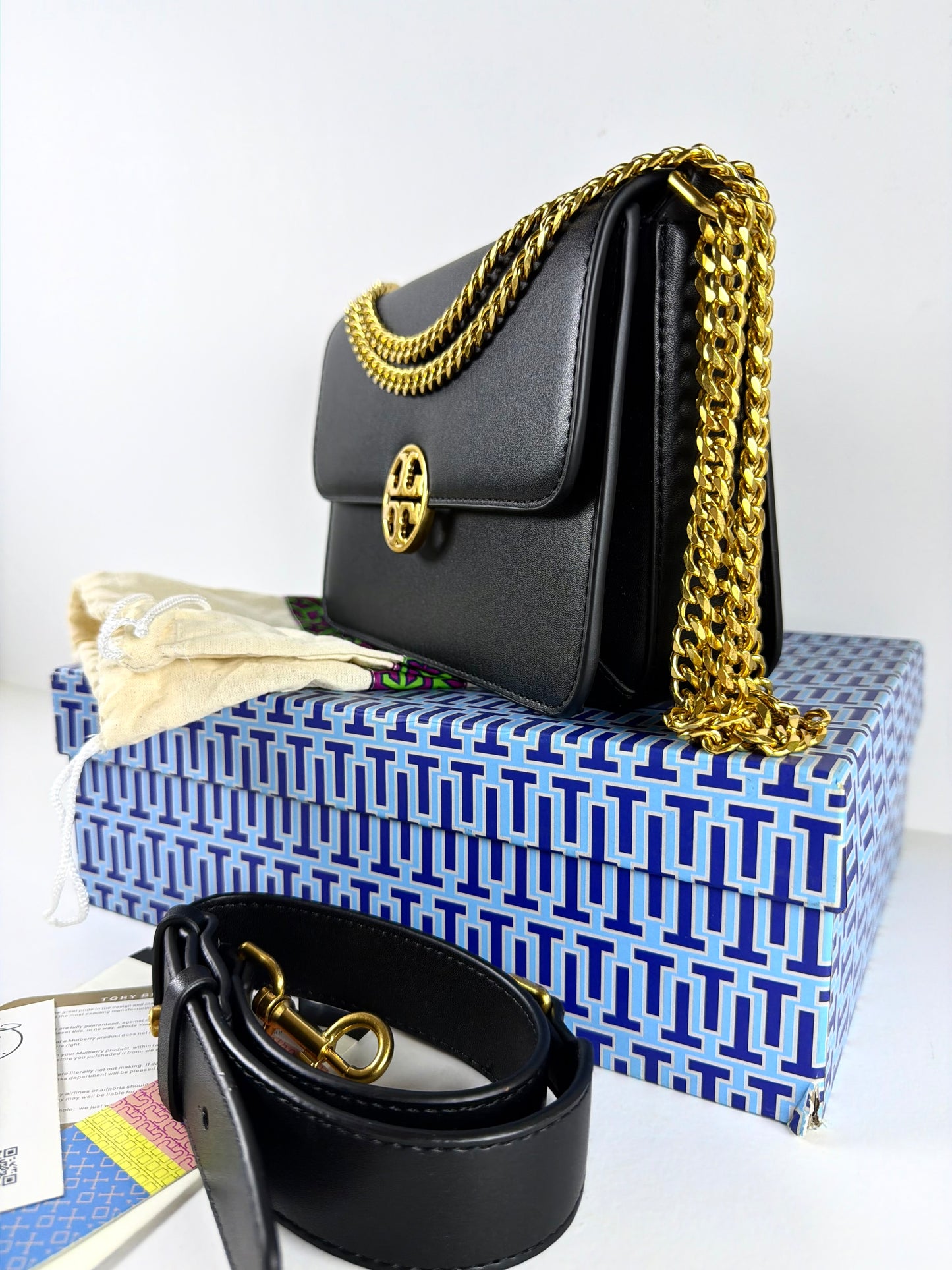 Tory Burch Chelsea Shoulder Bag - Black