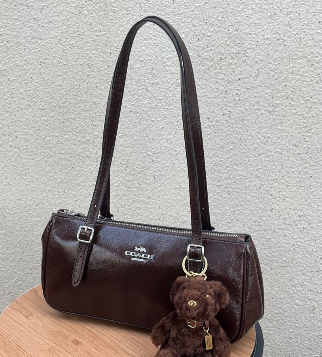 Coach Asher Shoulder Bag - Brown