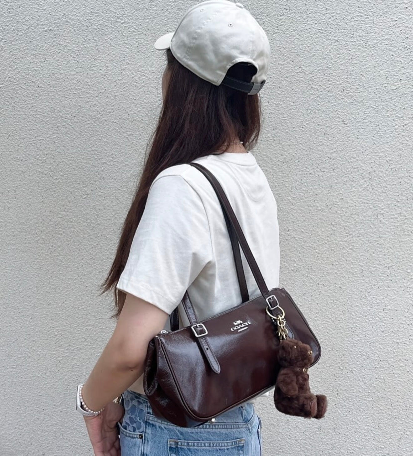 Coach Asher Shoulder Bag - Brown