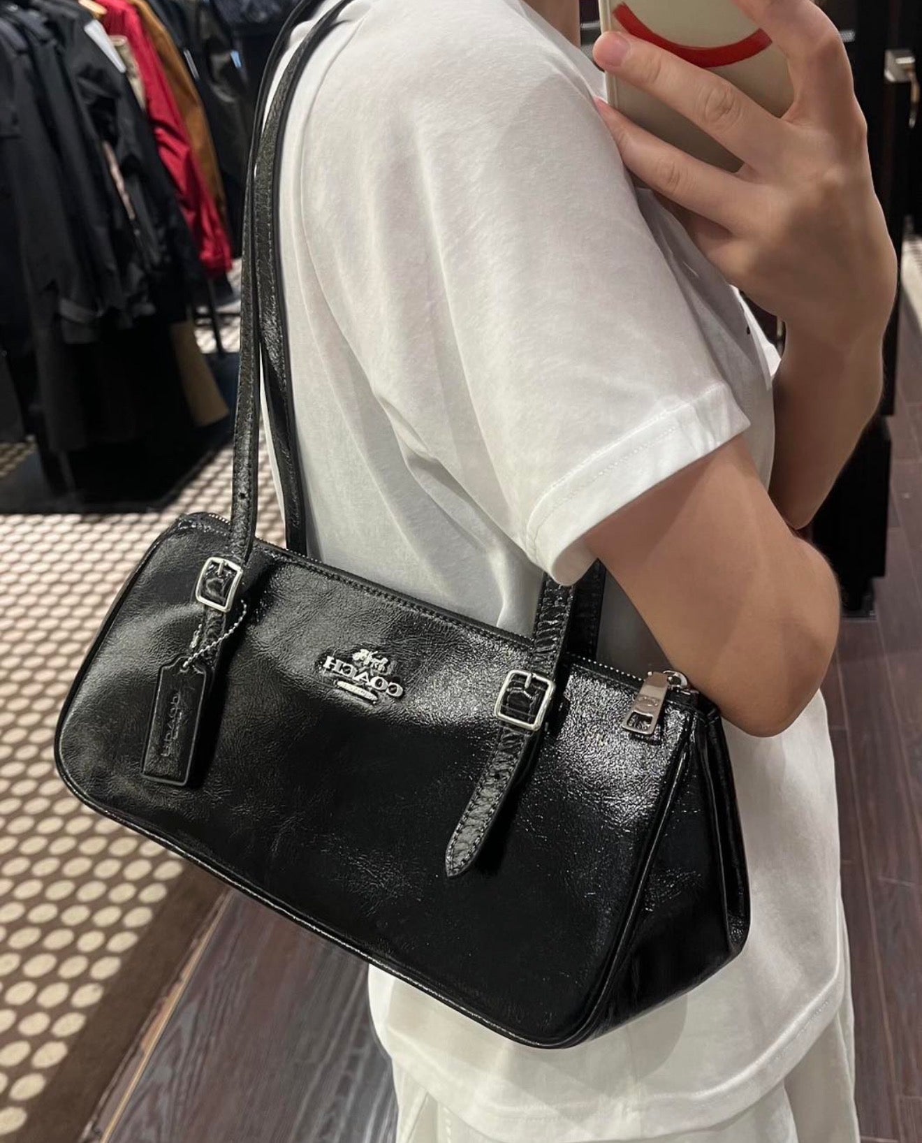 Coach Asher Shoulder Bag - Black