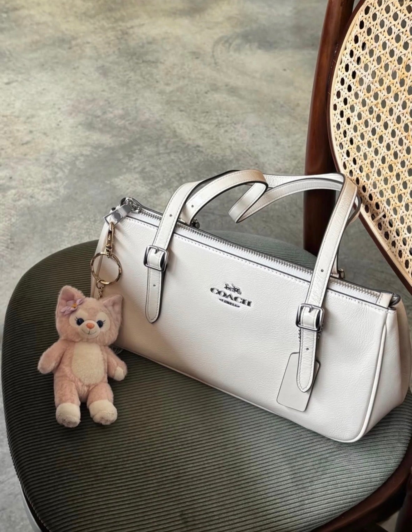 Coach Asher Bag - Milky White