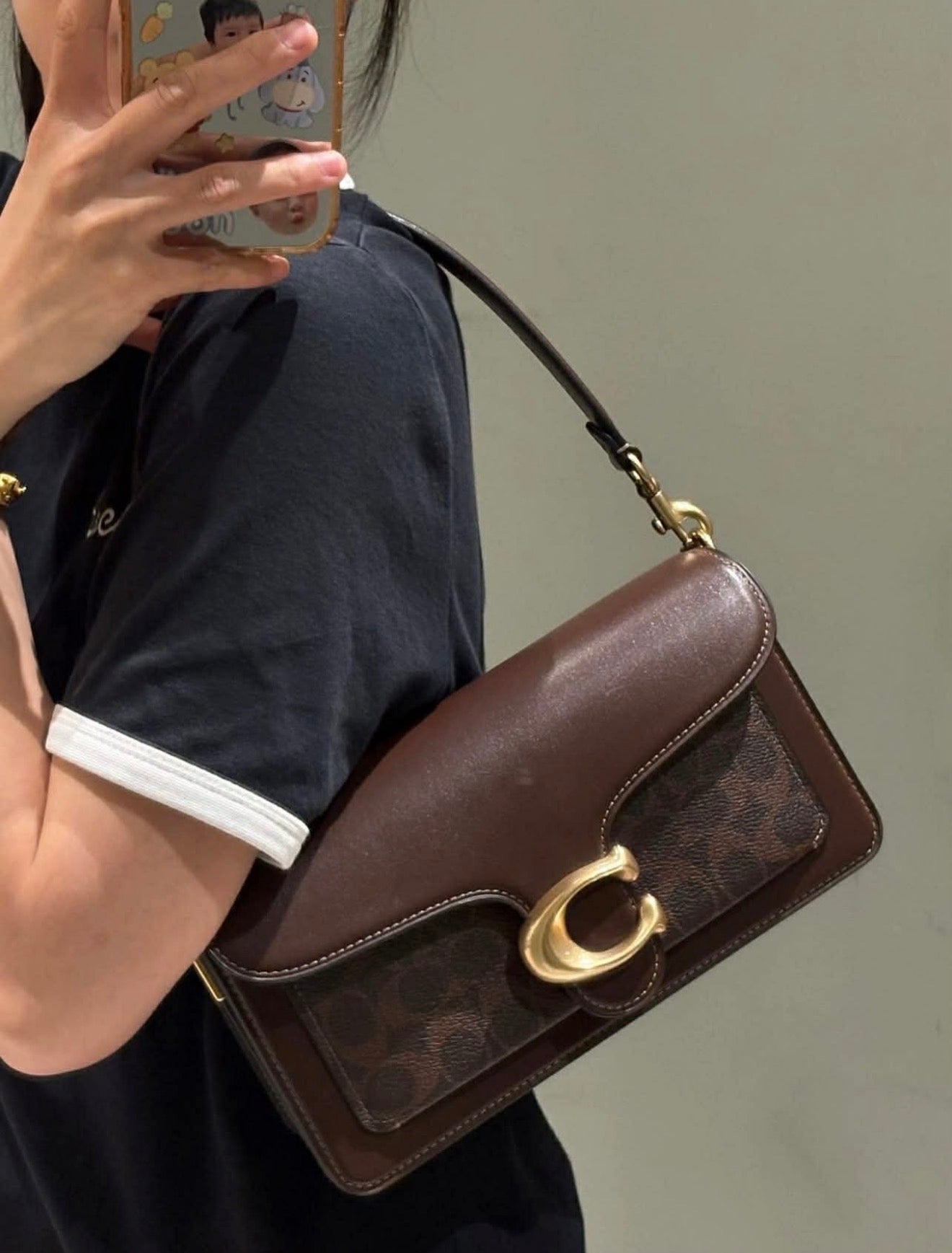 Coach Tabby 26 Genuine leather Bag - Maple