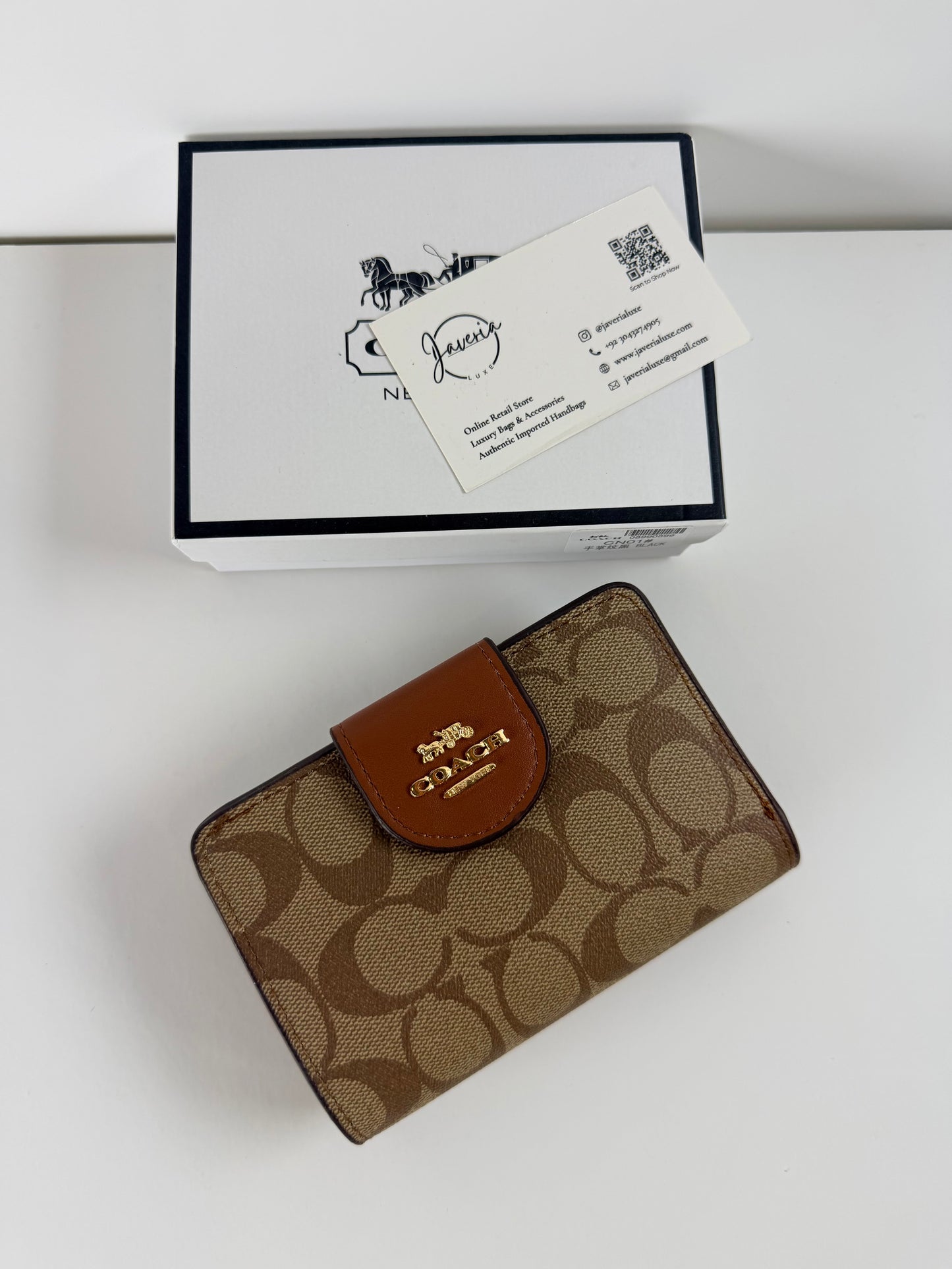 Coach Wallet - Camel Brown