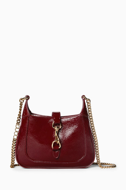 Guc*i Jackie Notte Mini Bag - Burgundy
